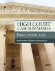 Image for High Court Case Summaries on Employment Law, Keyed to Rothstein