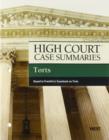 Image for High Court Case Summaries on Torts, Keyed to Franklin