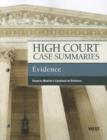 Image for High Court Case Summaries on Evidence, Keyed to Mueller