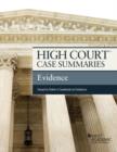Image for High Court Case Summaries on Evidence, Keyed to Fisher