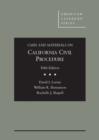 Image for Cases and Materials on California Civil Procedure