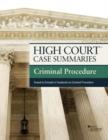 Image for High Court Case Summaries on Criminal Procedure, Keyed to Dressler