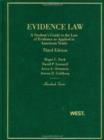 Image for Evidence Law, A Student&#39;s Guide to the Law of Evidence as Applied in American Trials