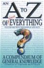 Image for An A-Z of Everything