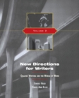 Image for New Directions for Writers : v. 2 : College Writing and the World of Work