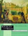 Image for Sources of the West : Readings in Western Civilization, Volume I: From the Beginning to 1715
