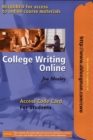 Image for College Writing Online Student Access Code Card (for Website, Blackboard, and Webct Versions)