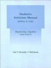 Image for Student Solutions Manual for Beginning Algebra