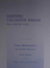 Image for Graphing Calculator Manual for Finite Mathematics : An Applied Approach