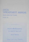 Image for Excel Spreadsheet Manual for Finite Mathematics