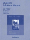 Image for Student Solutions Manual for College Algebra with Modeling and Visualization