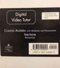 Image for Digital Video Tutor for College Algebra with Modeling and Visualization