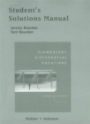 Image for Student Solutions Manual for Elementary Differential Equations
