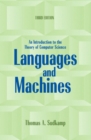 Image for Languages and machines  : an introduction to the theory of computer science