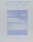 Image for Student Study Guide and Solutions Manual for Concepts of Calculus with Applications