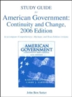 Image for Study Guide for American Government: Continuity and Change