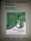 Image for Student Solutions Manual for Intermediate Algebra : Graphs and Models