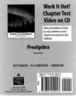 Image for Work It Out! Chapter Test Video on CD for Prealgebra