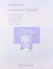 Image for Student Solutions Manual for Essentials of College Algebra with Modeling and Visualization