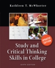 Image for Study and Critical Thinking Skills in College