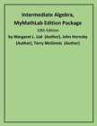 Image for Intermediate Algebra, MyMathLab Edition Package