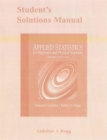 Image for Student Solutions Manual for Applied Statistics for Engineers and Physical Scientists