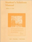 Image for Student solution&#39;s manual for Introductory and intermediate algebra, 4th ed
