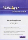Image for MathXL Tutorials on CD for Beginning Algebra