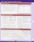 Image for IBM SPSS Statistics Student Version Study Card for Statistics