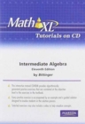 Image for MathXL Tutorials on CD for Intermediate Algebra