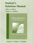 Image for Student Solutions Manual for Statistics for the Life Sciences