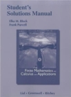 Image for Student solutions manual for Finite mathematics and calculus with applications, 9th edition