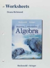 Image for Worksheets for Beginning and Intermediate Algebra with Applications &amp; Visualization