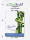 Image for MyWorkBook with Chapter Summaries for Intermediate Algebra through Applications