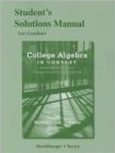 Image for Student&#39;s Solutions Manual for College Algebra in Context