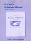 Image for Student&#39;s Solutions Manual for Business Statistics : A First Course