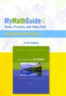 Image for MyMathGuide  : notes, practice, and video path for intermediate algebra