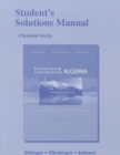 Image for Student&#39;s Solutions Manual for Elementary and Intermediate Algebra : Concepts &amp; Applications