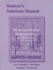 Image for Student&#39;s solutions manual for Developmental mathematics  : basic mathematics and algebra