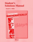 Image for Student&#39;s Solutions Manual for Thinking Mathematically