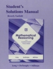Image for Student Solutions Manual for Mathematical Reasoning for Elementary School Teachers