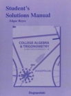 Image for Student&#39;s Solutions Manual for College Algebra and Trigonometry : A Unit Circle Approach