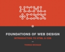 Image for Foundations of web design  : introduction to HTML and CSS