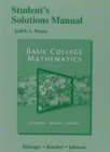 Image for Student&#39;s Solutions Manual for Basic College Mathematics