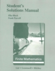 Image for Student&#39;s Solutions Manual for Finite Mathematics