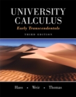 Image for University calculus, early transcendentals