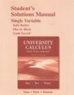 Image for Student Solutions Manual for University Calculus : Early Transcendentals, Single Variable