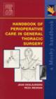 Image for Handbook of Perioperative Care in General Thoracic Surgery