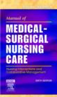 Image for Manual of medical-surgical nursing care  : nursing interventions and collaborative management