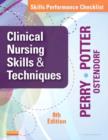 Image for Skills Performance Checklists for Clinical Nursing Skills &amp; Techniques